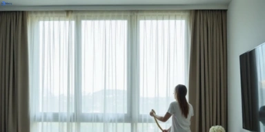Delicate sheer drape cleaning bardwell-valley-nsw Matty Curtain Cleaning